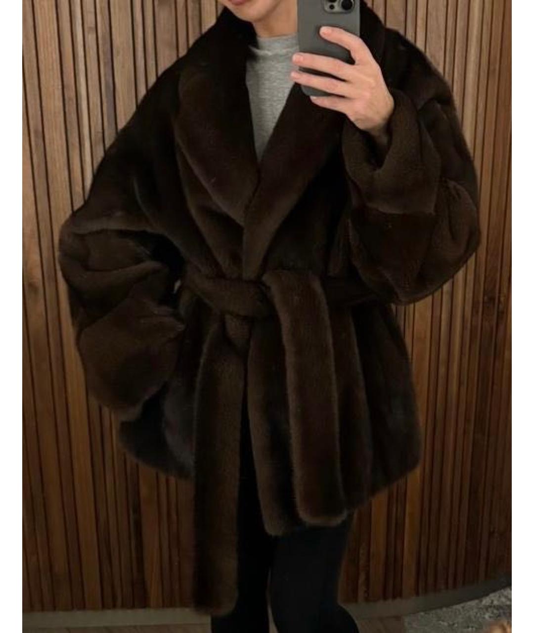 BRASCHI Коричневая шуба, фото 6