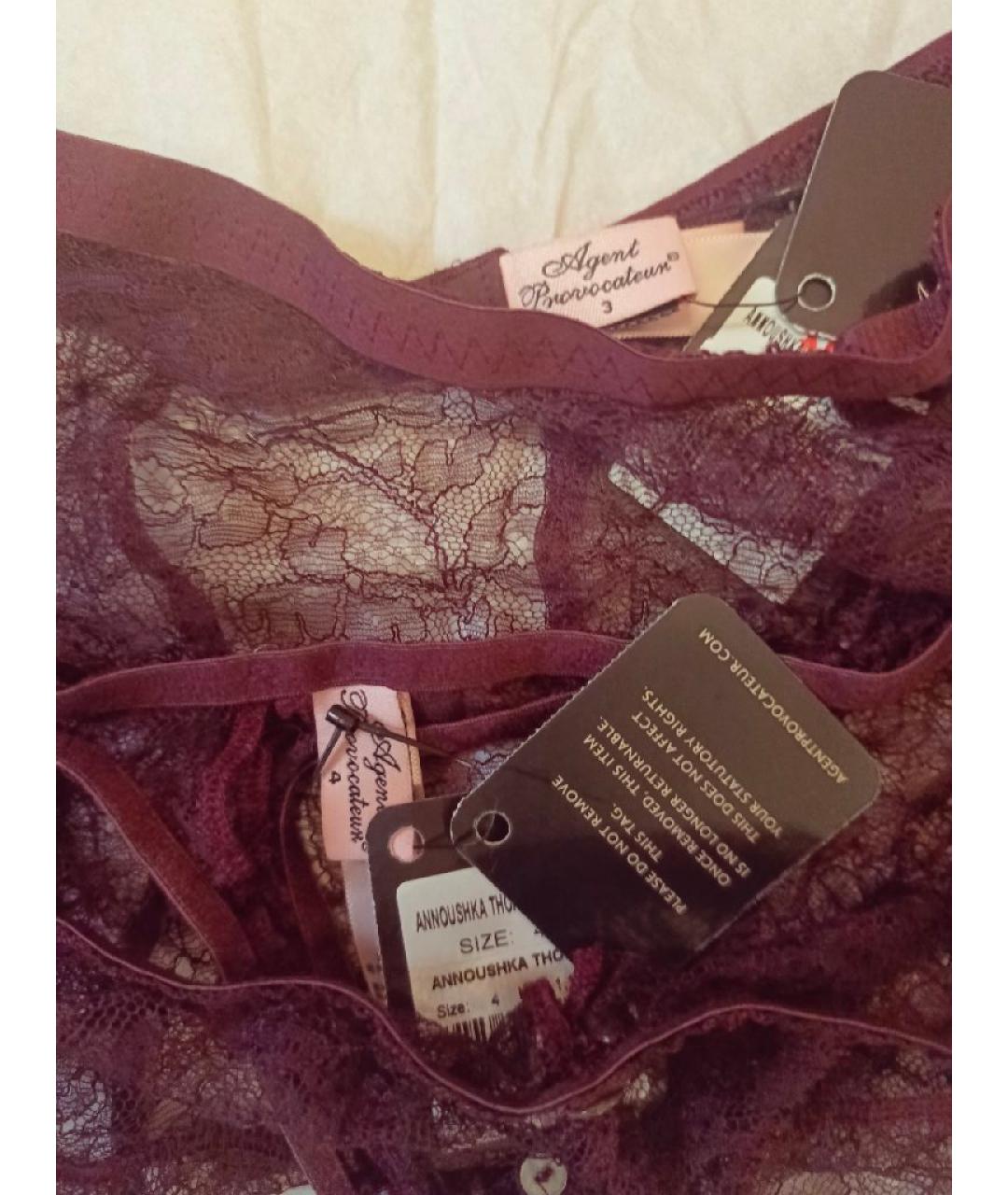 AGENT PROVOCATEUR Бордовый комплекты, фото 6