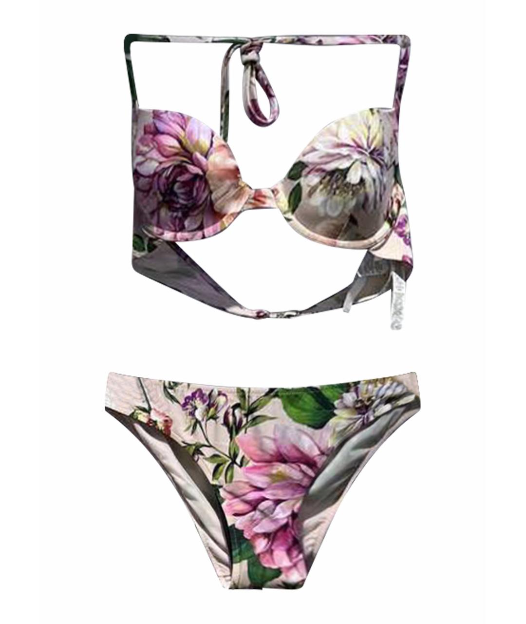 DOLCE&GABBANA Мульти полиамидовый купальник, фото 1