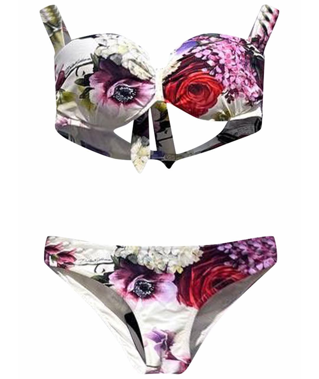 DOLCE&GABBANA Мульти полиамидовый купальник, фото 1