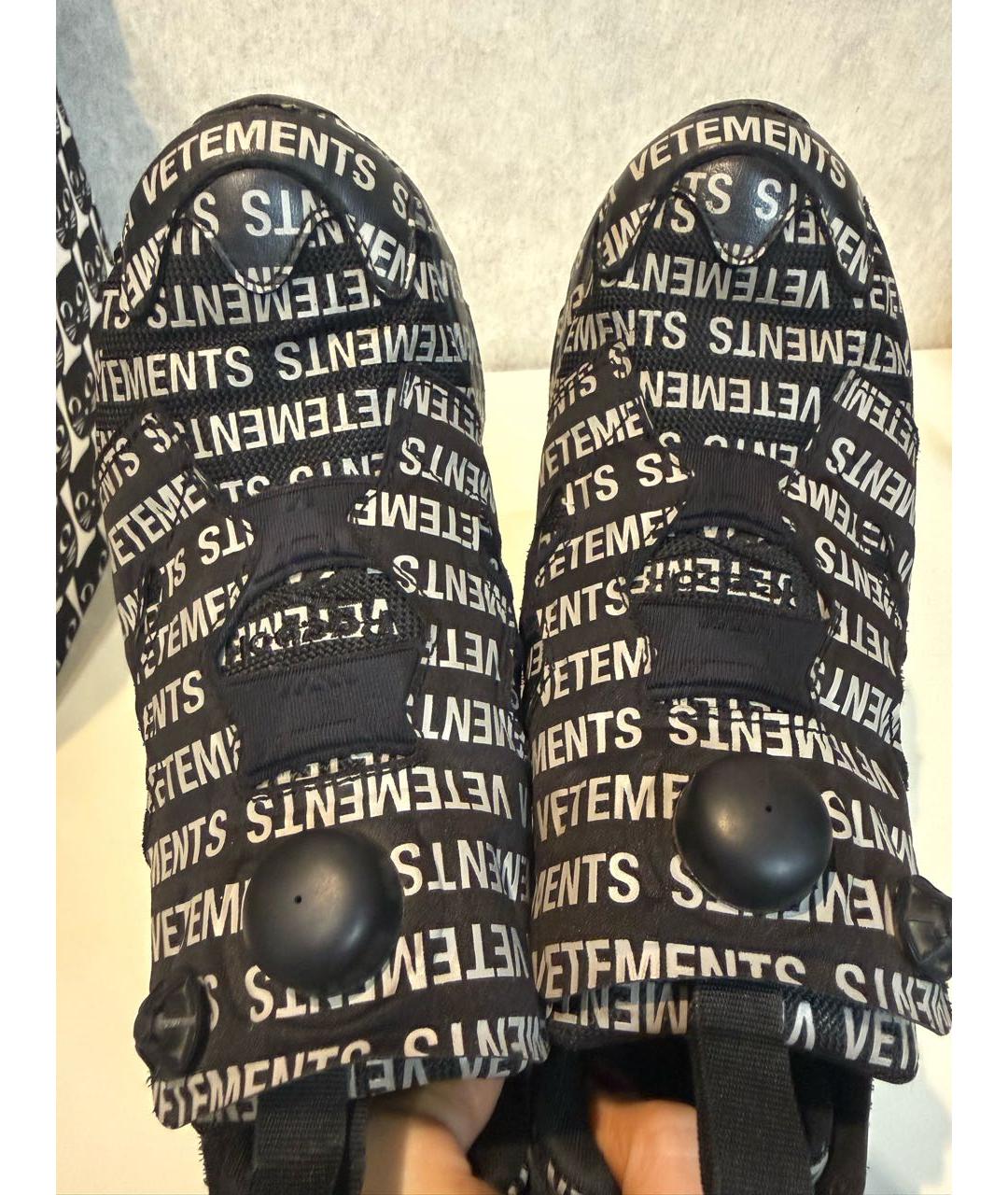 VETEMENTS Черные кроссовки, фото 7