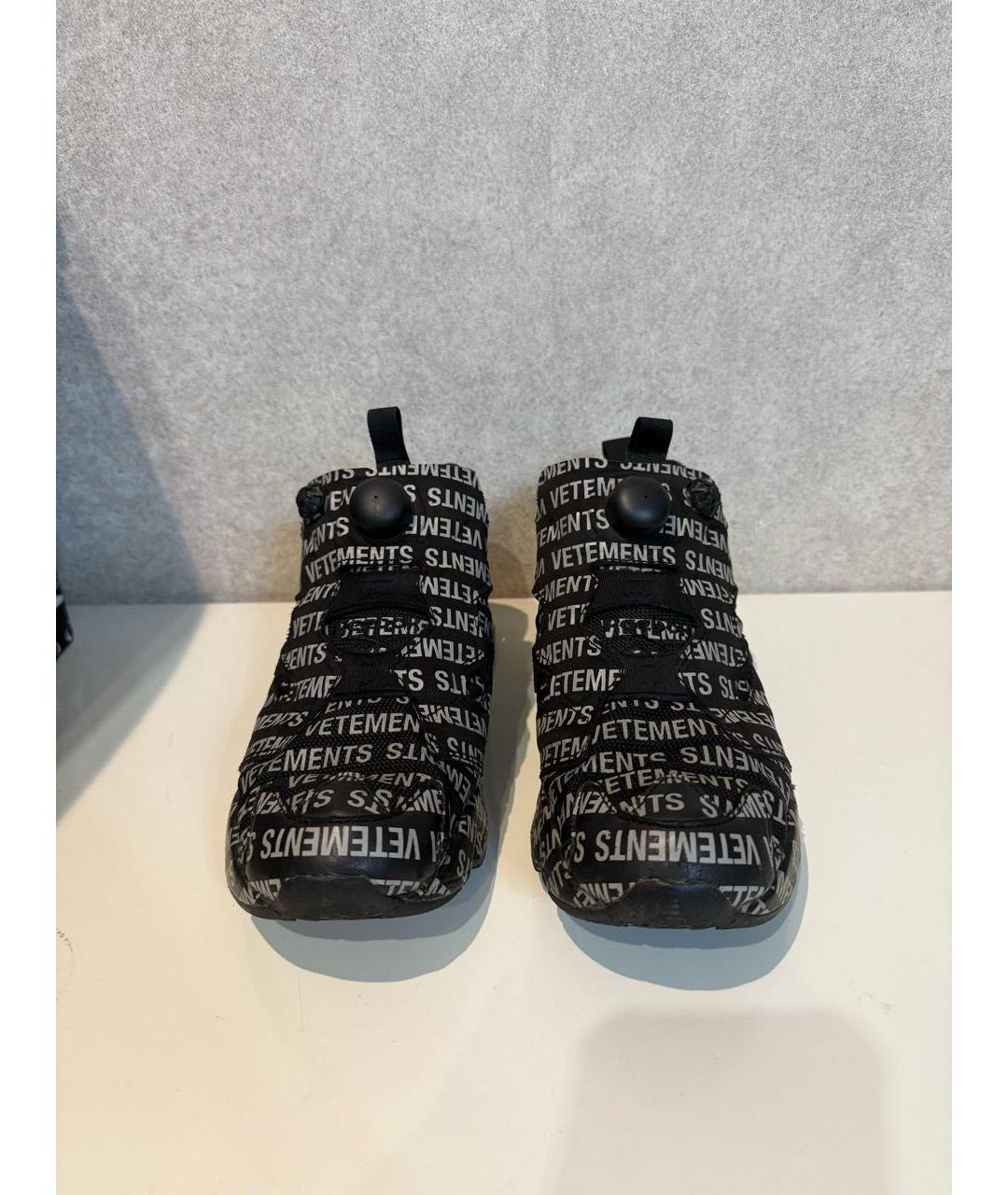 VETEMENTS Черные кроссовки, фото 2