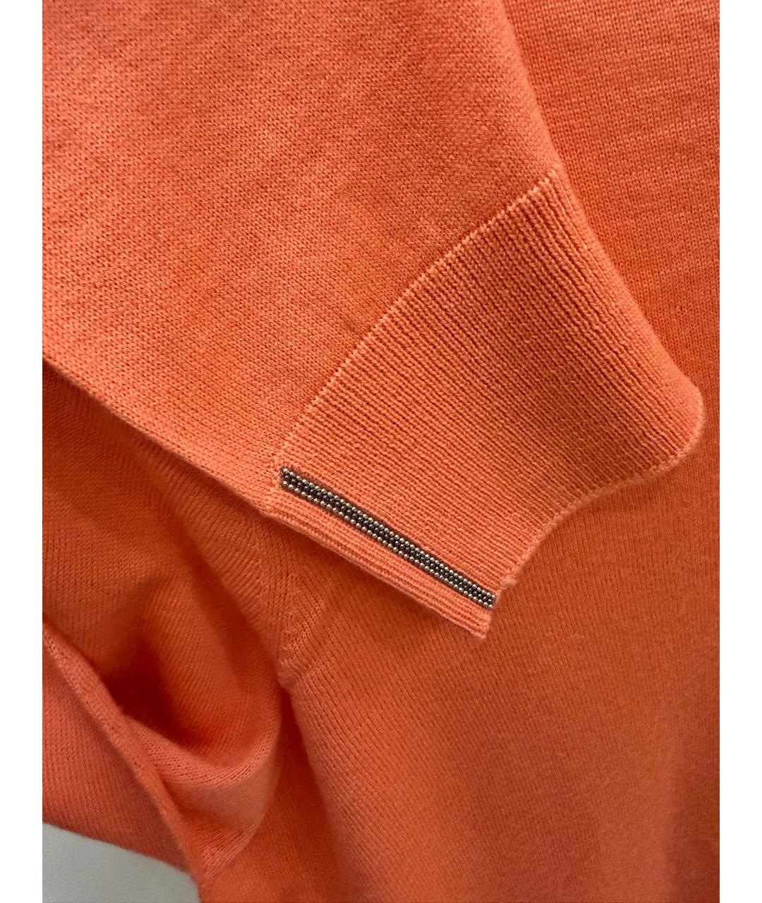 PESERICO Коралловая шерстяная водолазка, фото 3