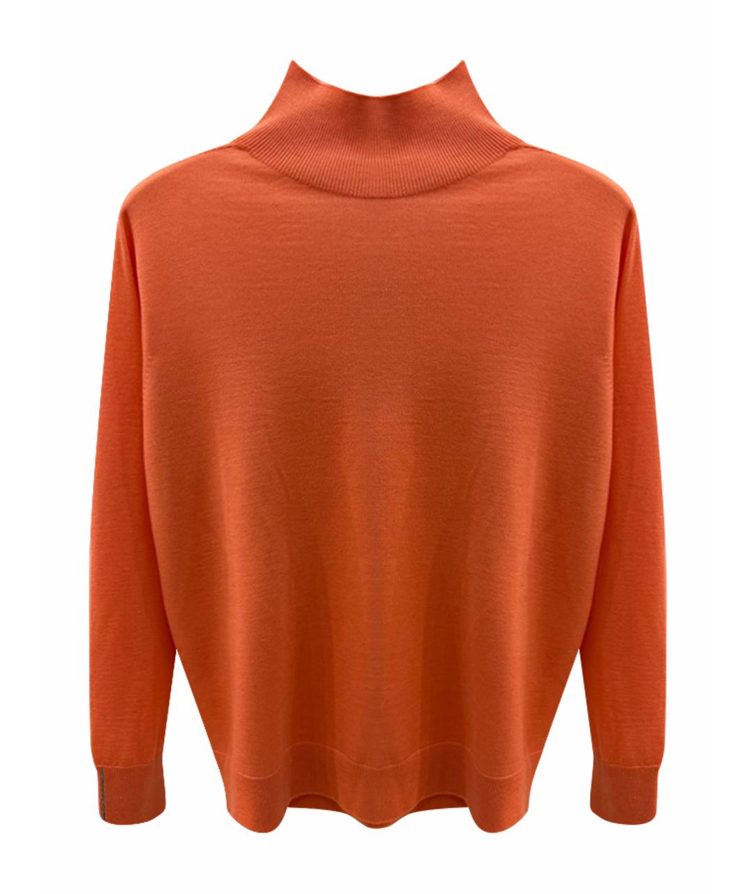 PESERICO Коралловая шерстяная водолазка, фото 7