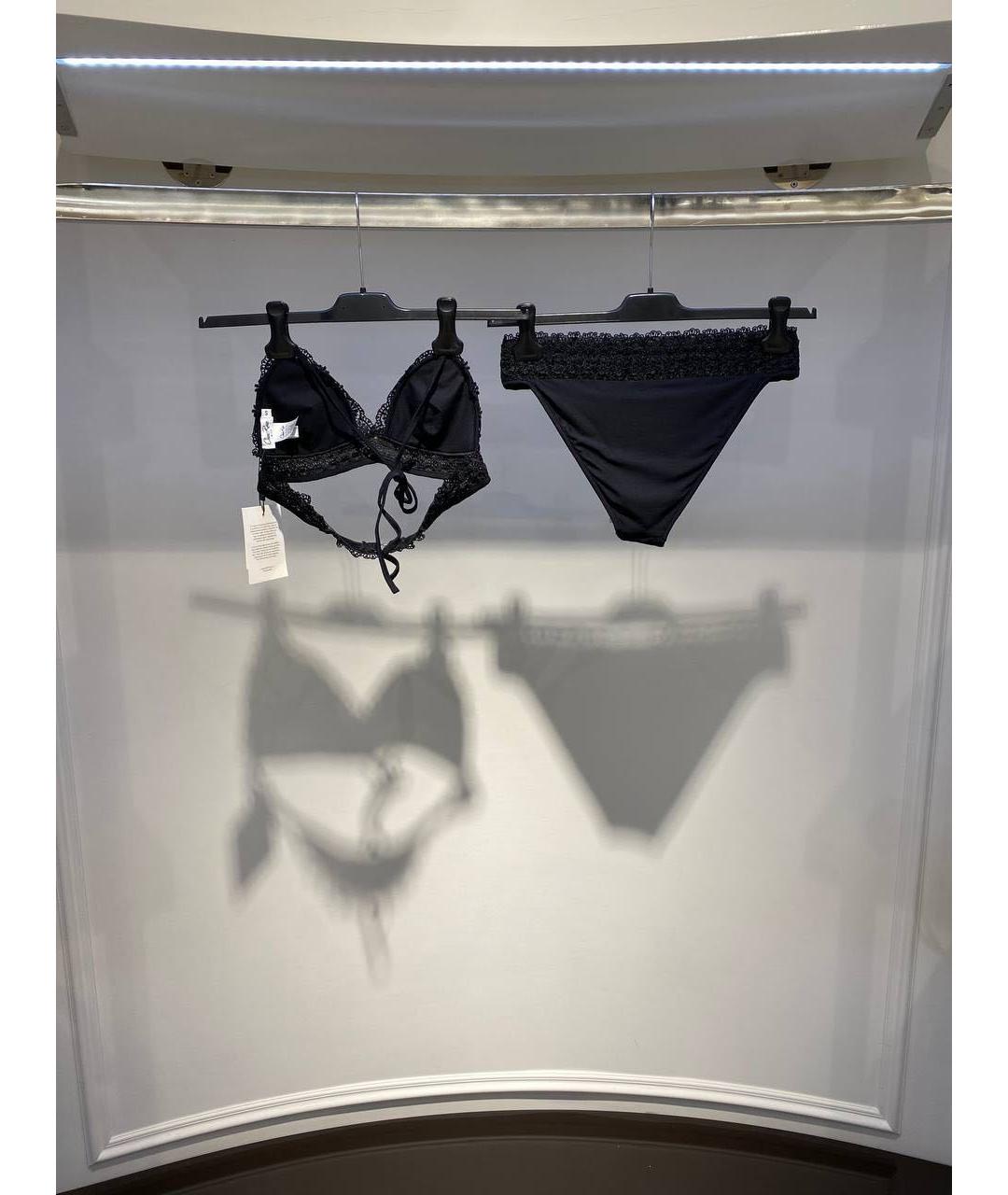 CHARO RUIZ Черный полиамидовый купальник, фото 2