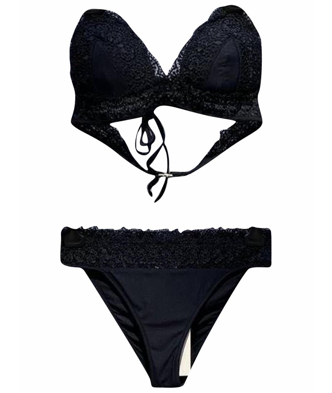 CHARO RUIZ Черный полиамидовый купальник, фото 1