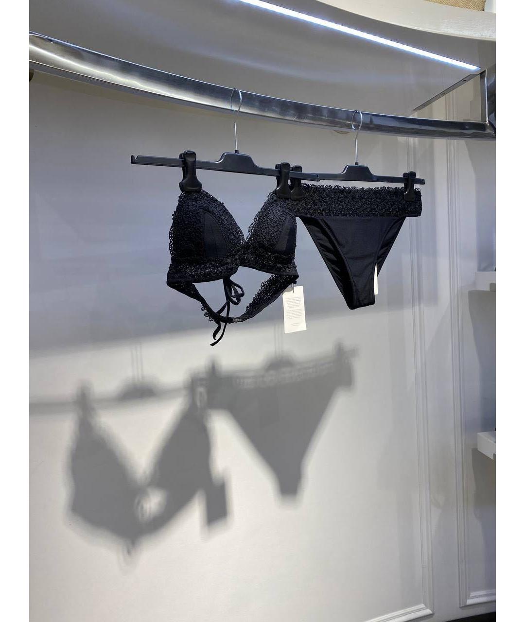 CHARO RUIZ Черный полиамидовый купальник, фото 3