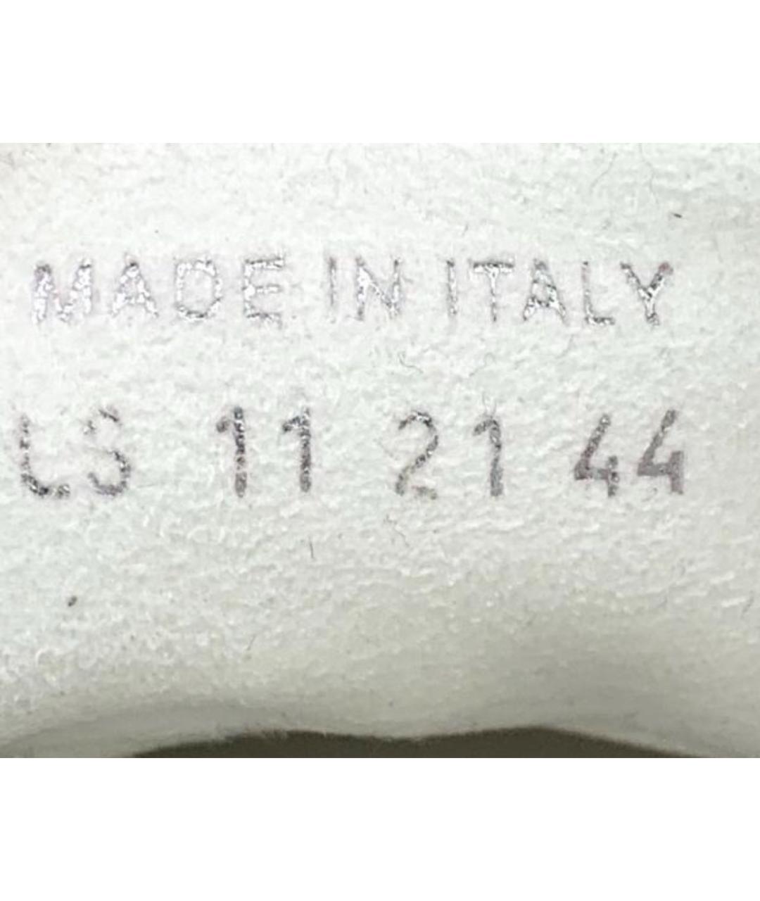 CHRISTIAN DIOR Черные текстильные высокие кроссовки / кеды, фото 8