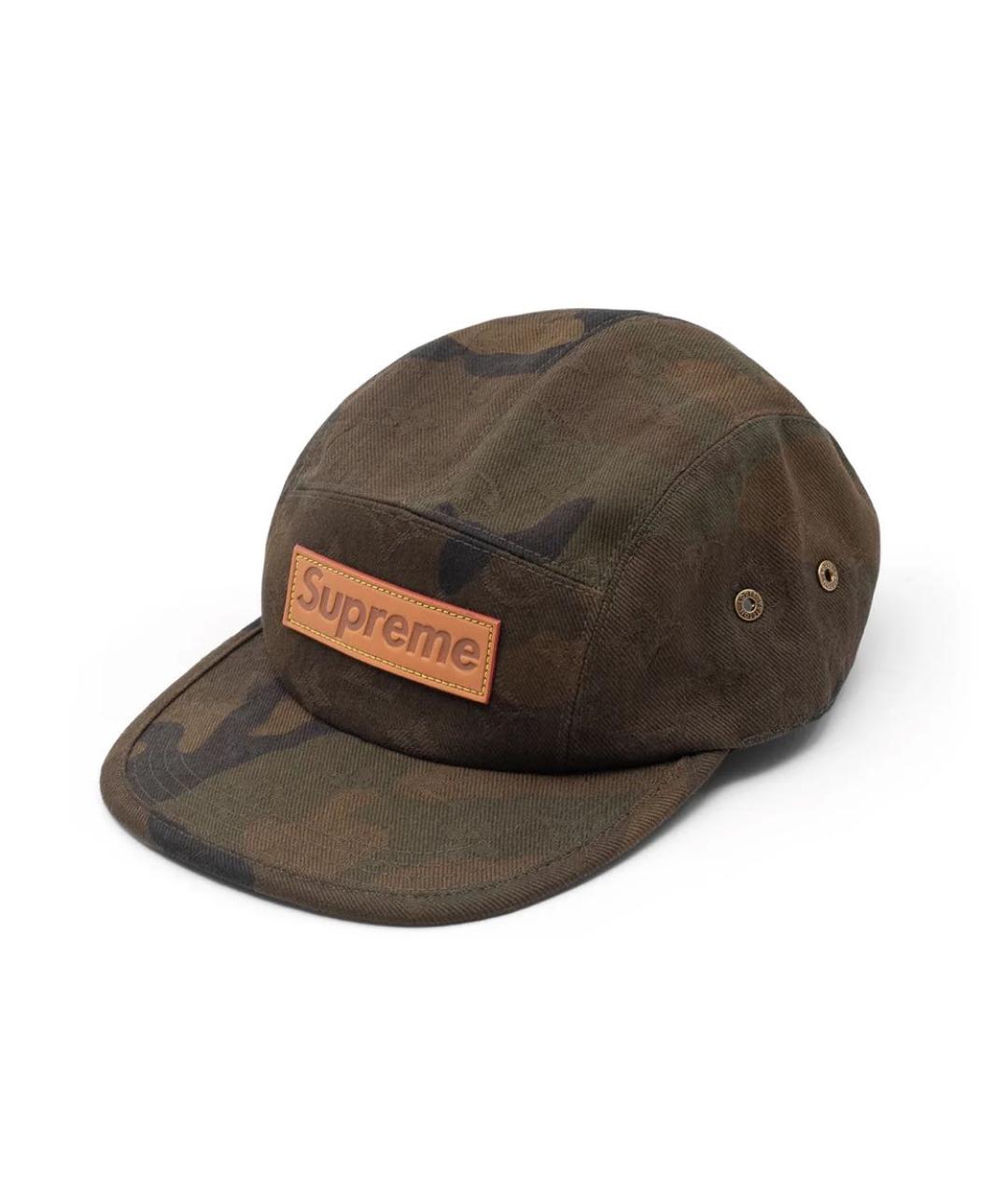 LOUIS VUITTON Хаки хлопковая кепка/бейсболка, фото 2