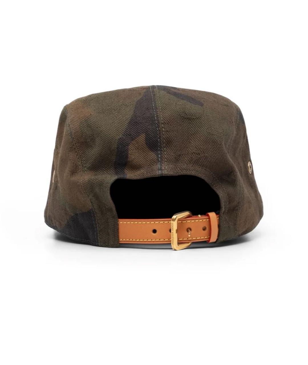 LOUIS VUITTON Хаки хлопковая кепка/бейсболка, фото 3