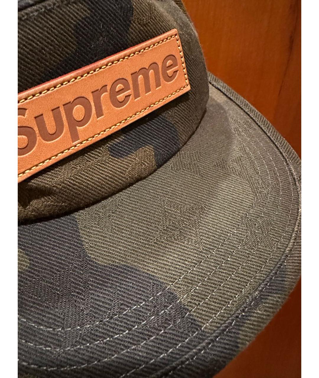 LOUIS VUITTON Хаки хлопковая кепка/бейсболка, фото 6
