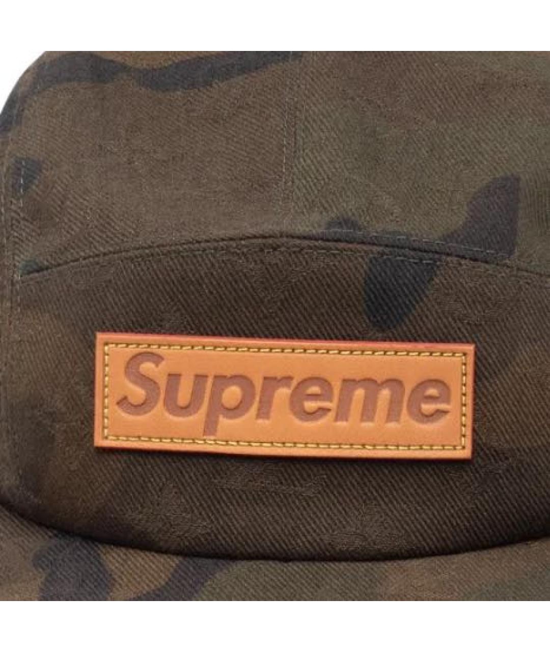 LOUIS VUITTON Хаки хлопковая кепка/бейсболка, фото 4