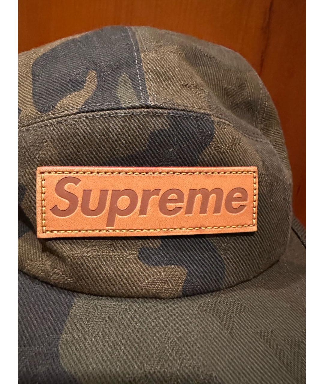 LOUIS VUITTON Хаки хлопковая кепка/бейсболка, фото 5