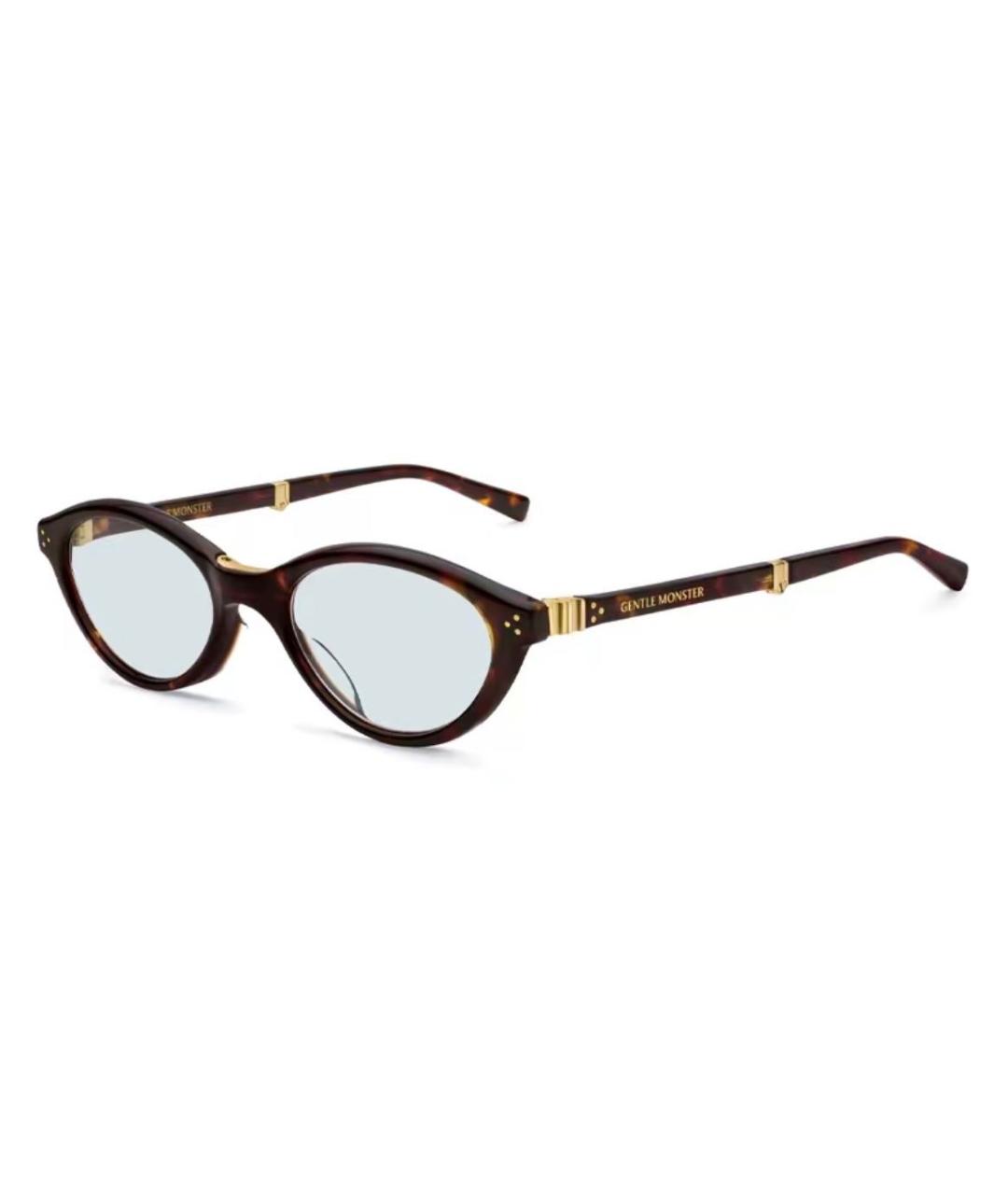 GENTLE MONSTER Коричневые пластиковые солнцезащитные очки, фото 1