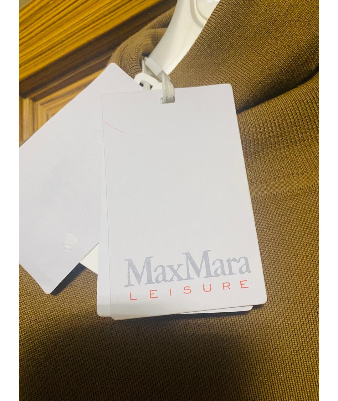 MAX MARA Бежевый шерстяной костюм с брюками, фото 4