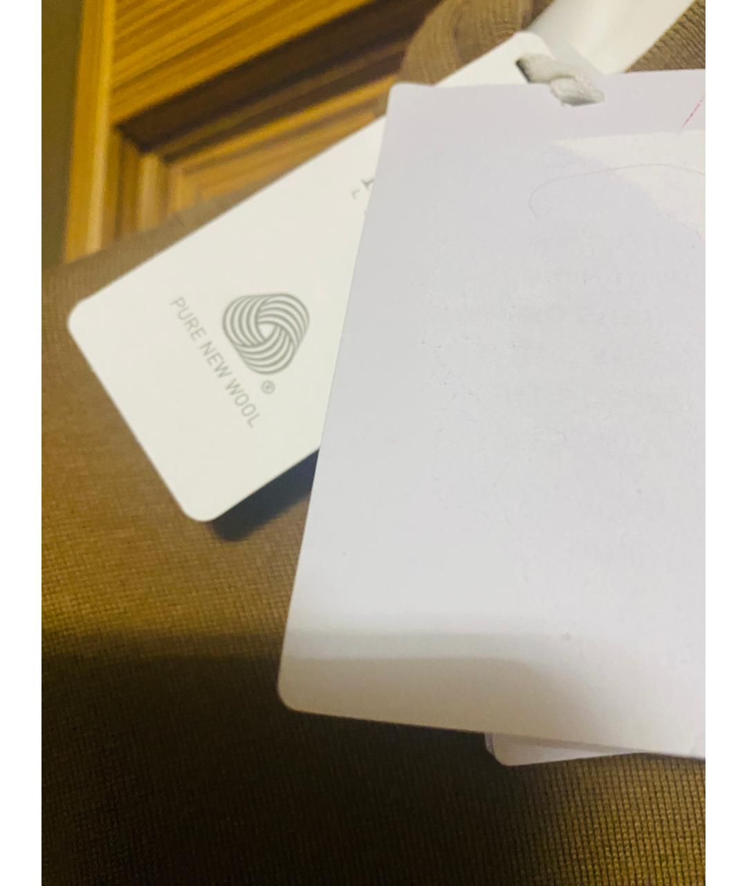 MAX MARA Бежевый шерстяной костюм с брюками, фото 8