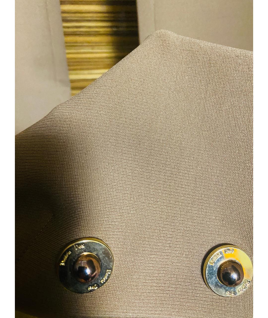 MAX MARA Бежевый шерстяной костюм с брюками, фото 6