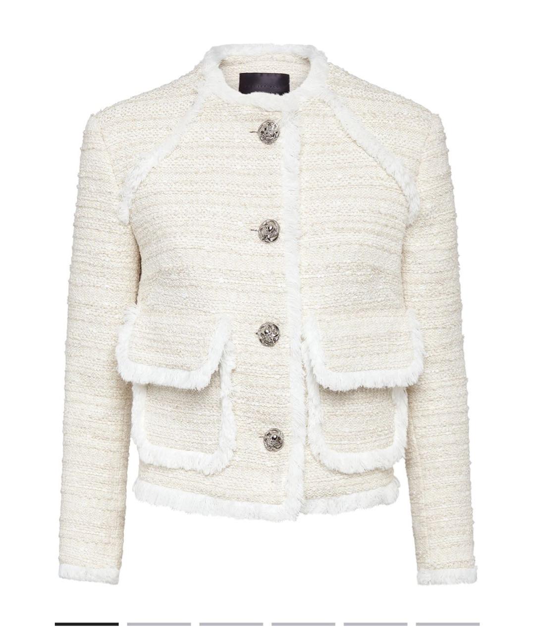 PHILIPP PLEIN Бежевый хлопковый жакет/пиджак, фото 9