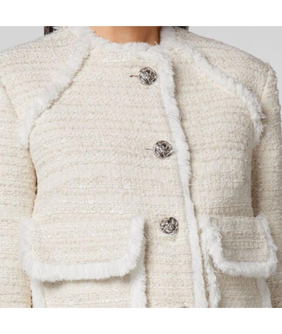 PHILIPP PLEIN Бежевый хлопковый жакет/пиджак, фото 3