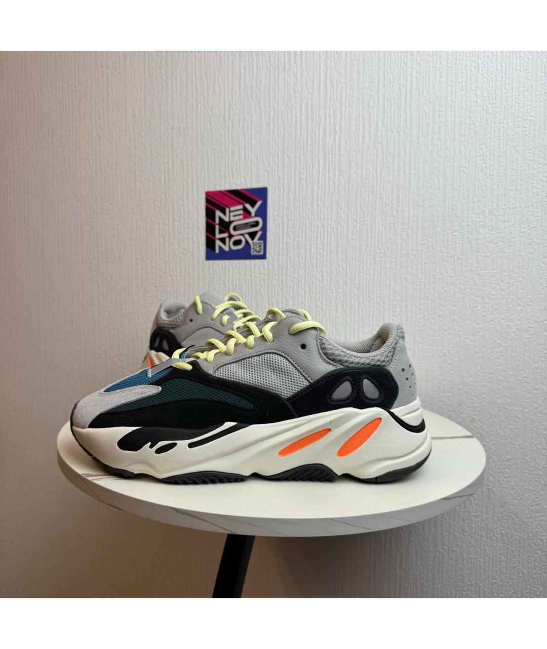 ADIDAS YEEZY Мульти текстильные низкие кроссовки / кеды, фото 6