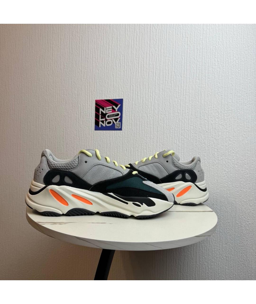 ADIDAS YEEZY Мульти текстильные низкие кроссовки / кеды, фото 3