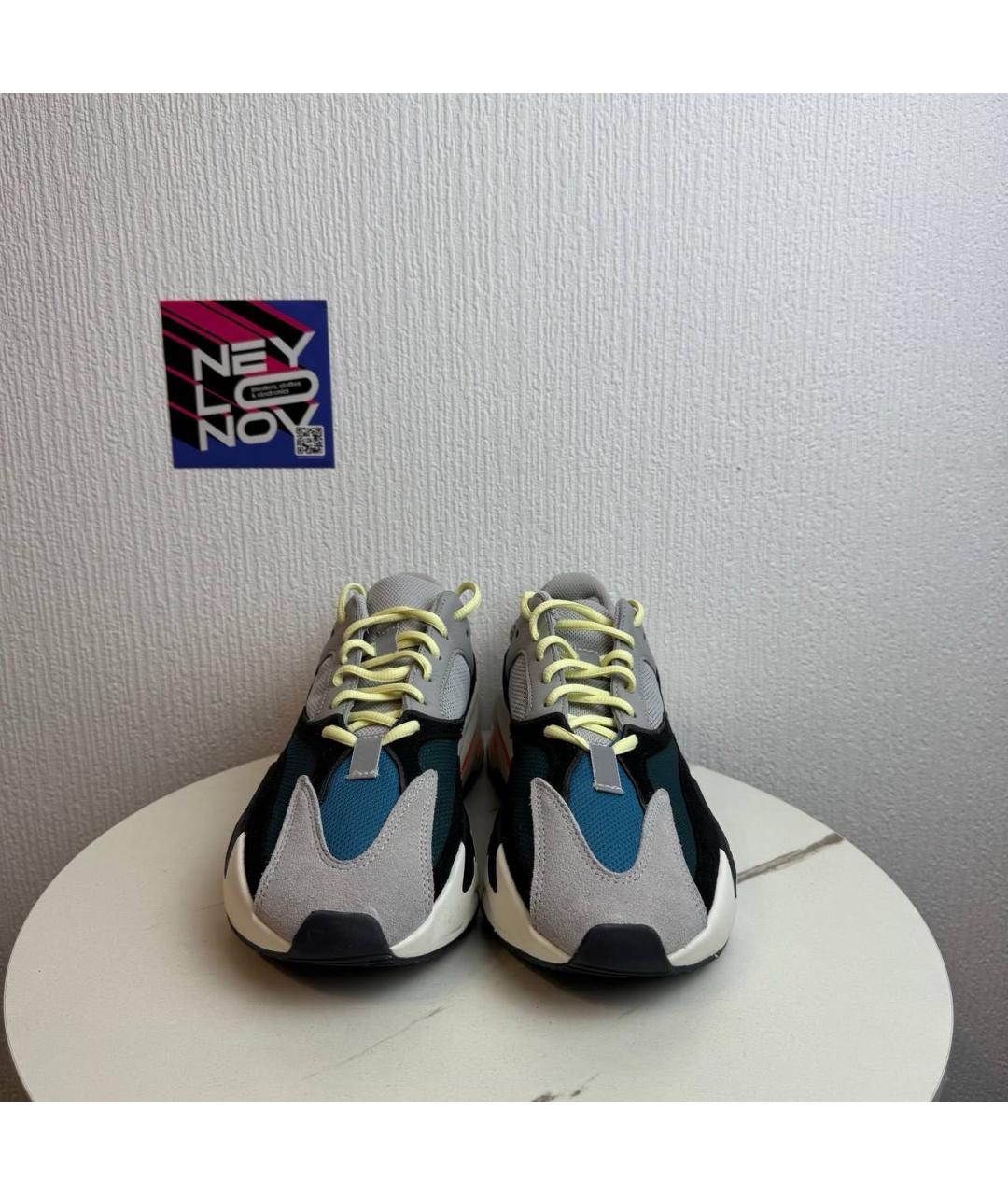 ADIDAS YEEZY Мульти текстильные низкие кроссовки / кеды, фото 2