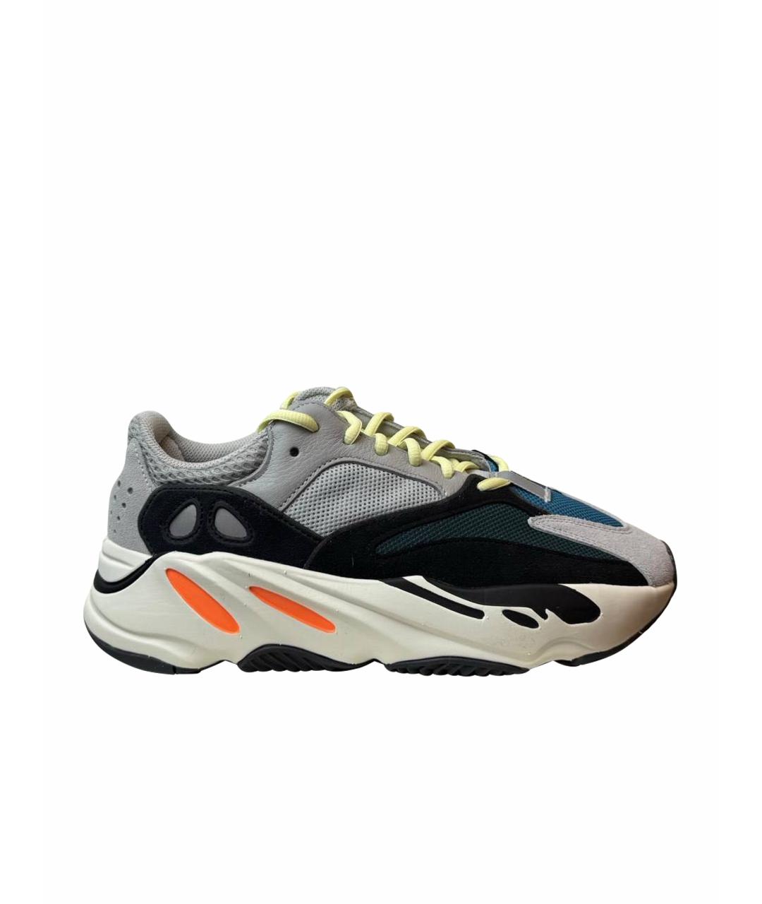 ADIDAS YEEZY Мульти текстильные низкие кроссовки / кеды, фото 1