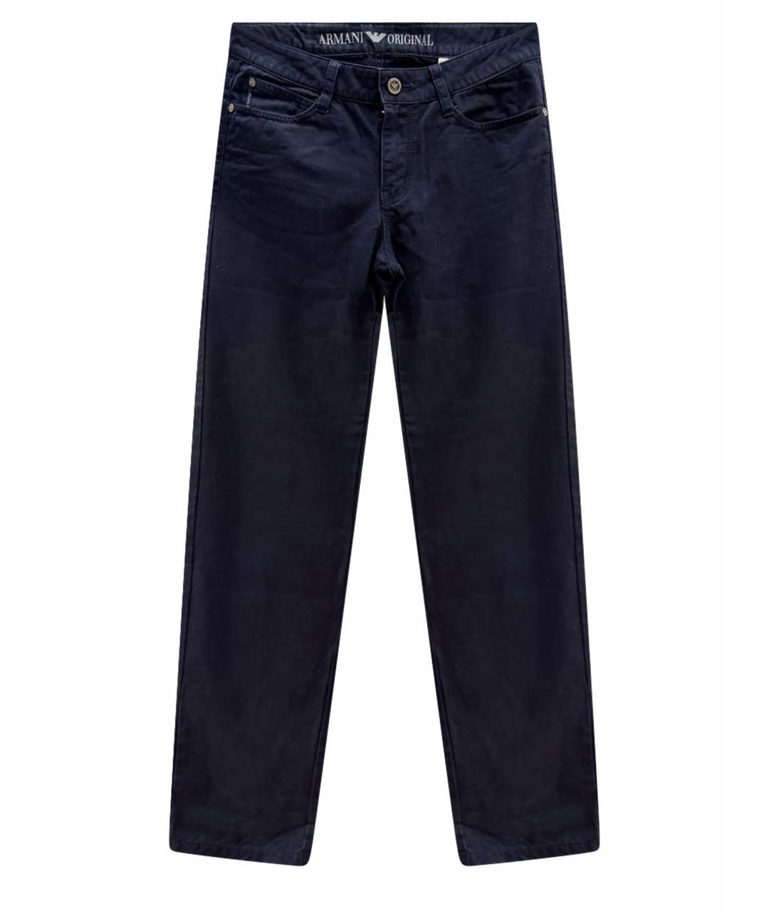 ARMANI JEANS Темно-синие хлопковые детские джинсы, фото 1