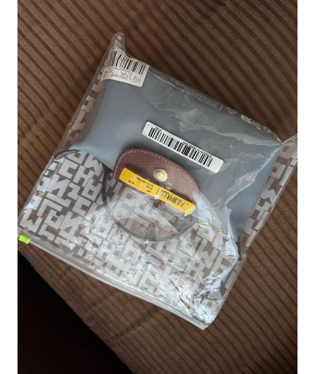 LONGCHAMP Голубая сумка с короткими ручками, фото 8