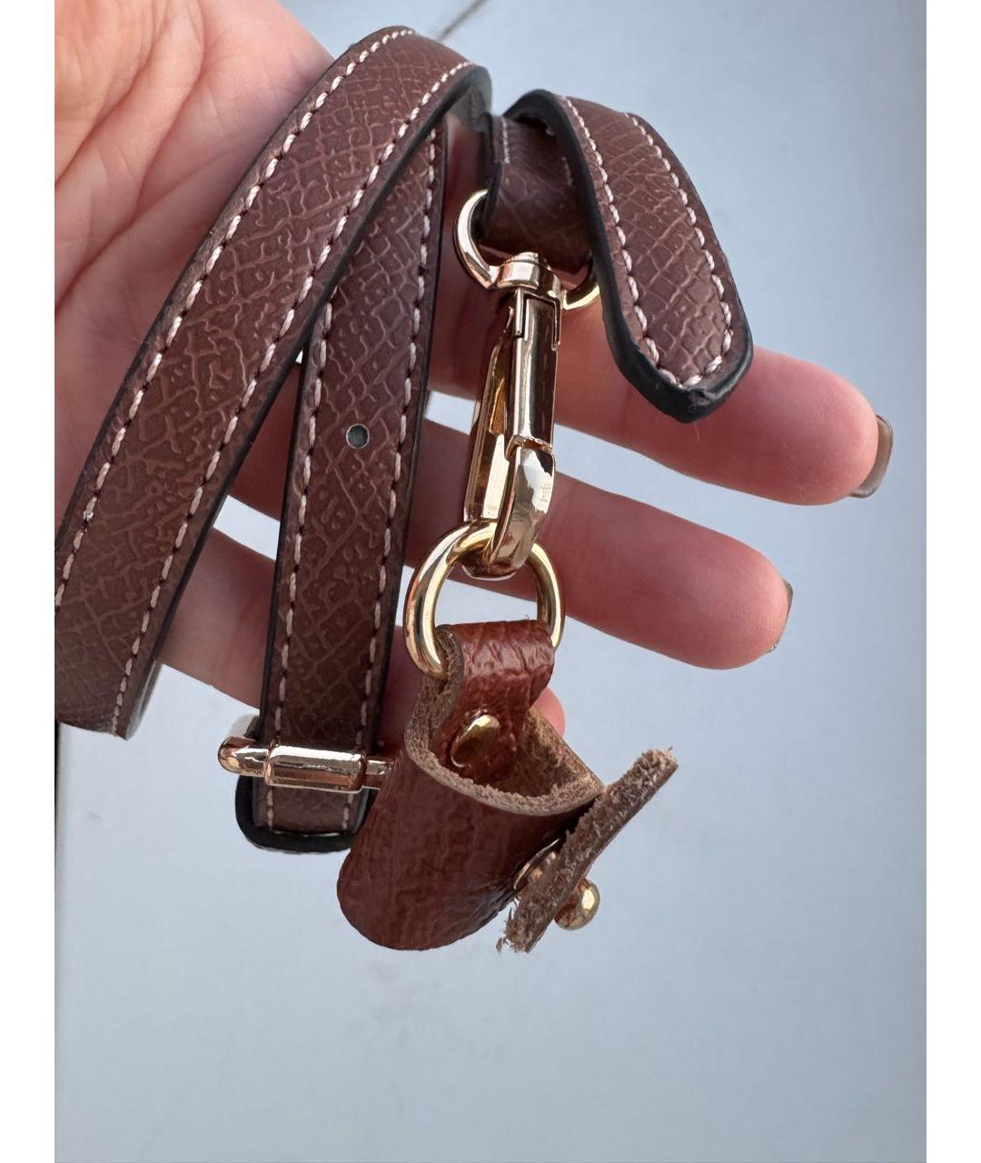 LONGCHAMP Голубая сумка с короткими ручками, фото 3