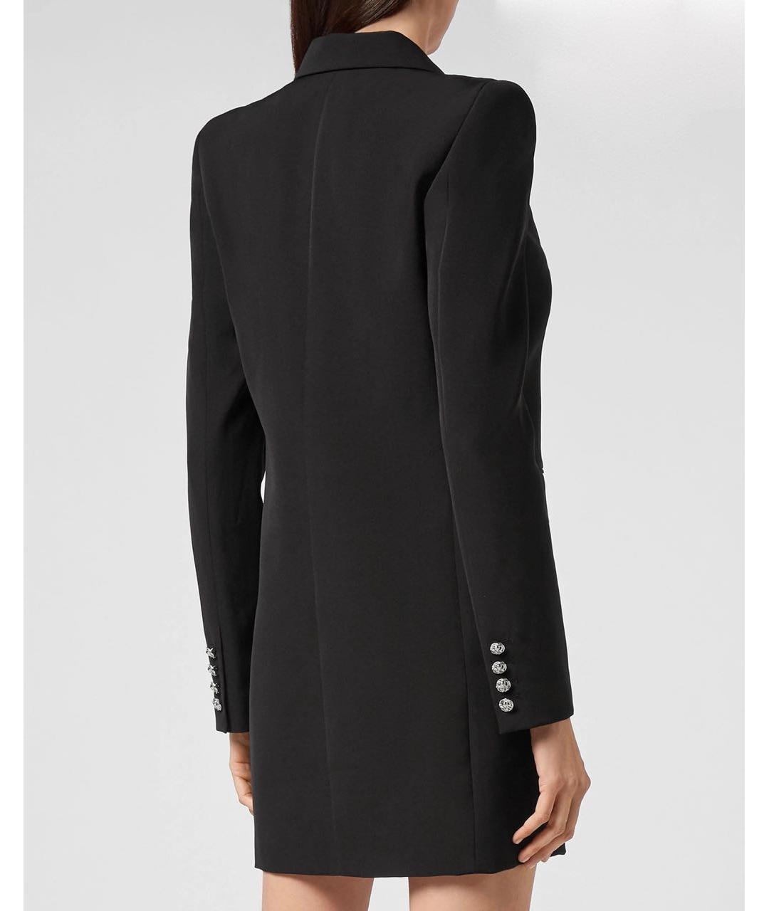 PHILIPP PLEIN Черный вискозный жакет/пиджак, фото 2