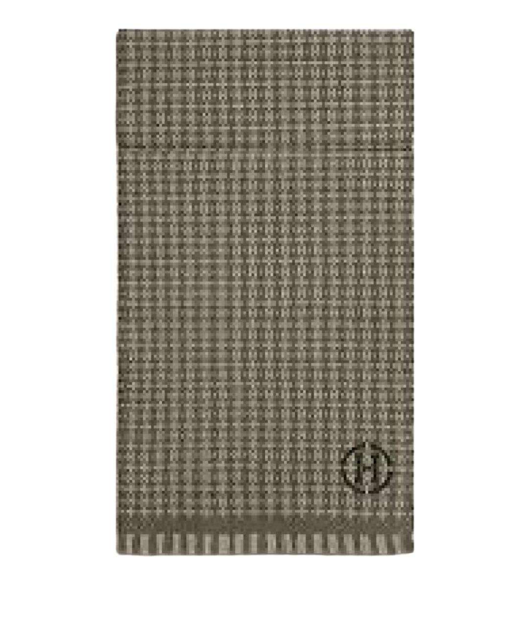 HERMES Бежевый кашемировый шарф, фото 1