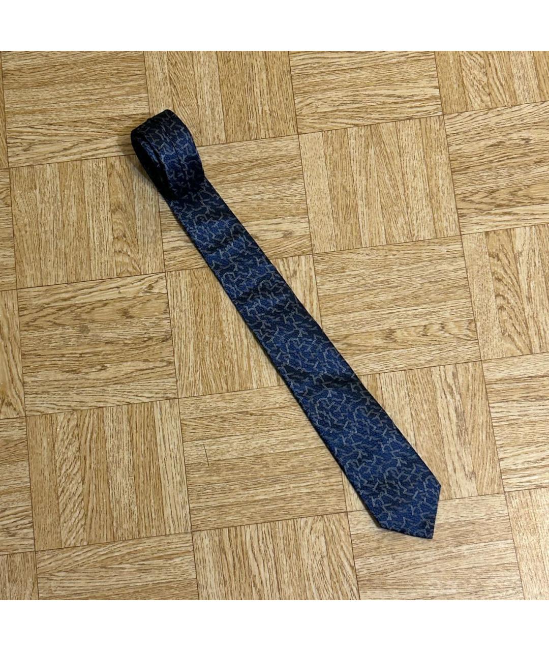 LANVIN Синий галстук, фото 4