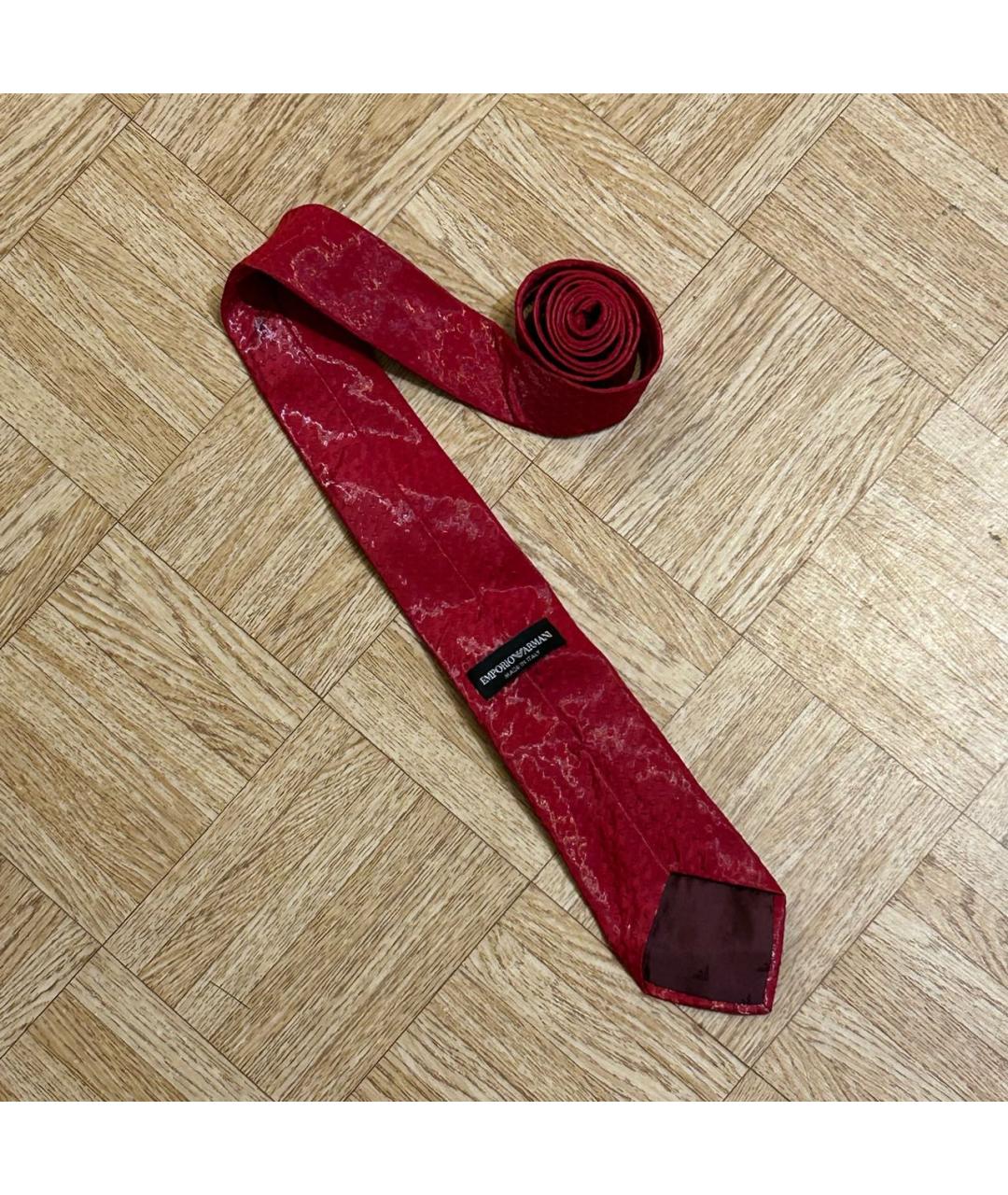 EMPORIO ARMANI Красный галстук, фото 4