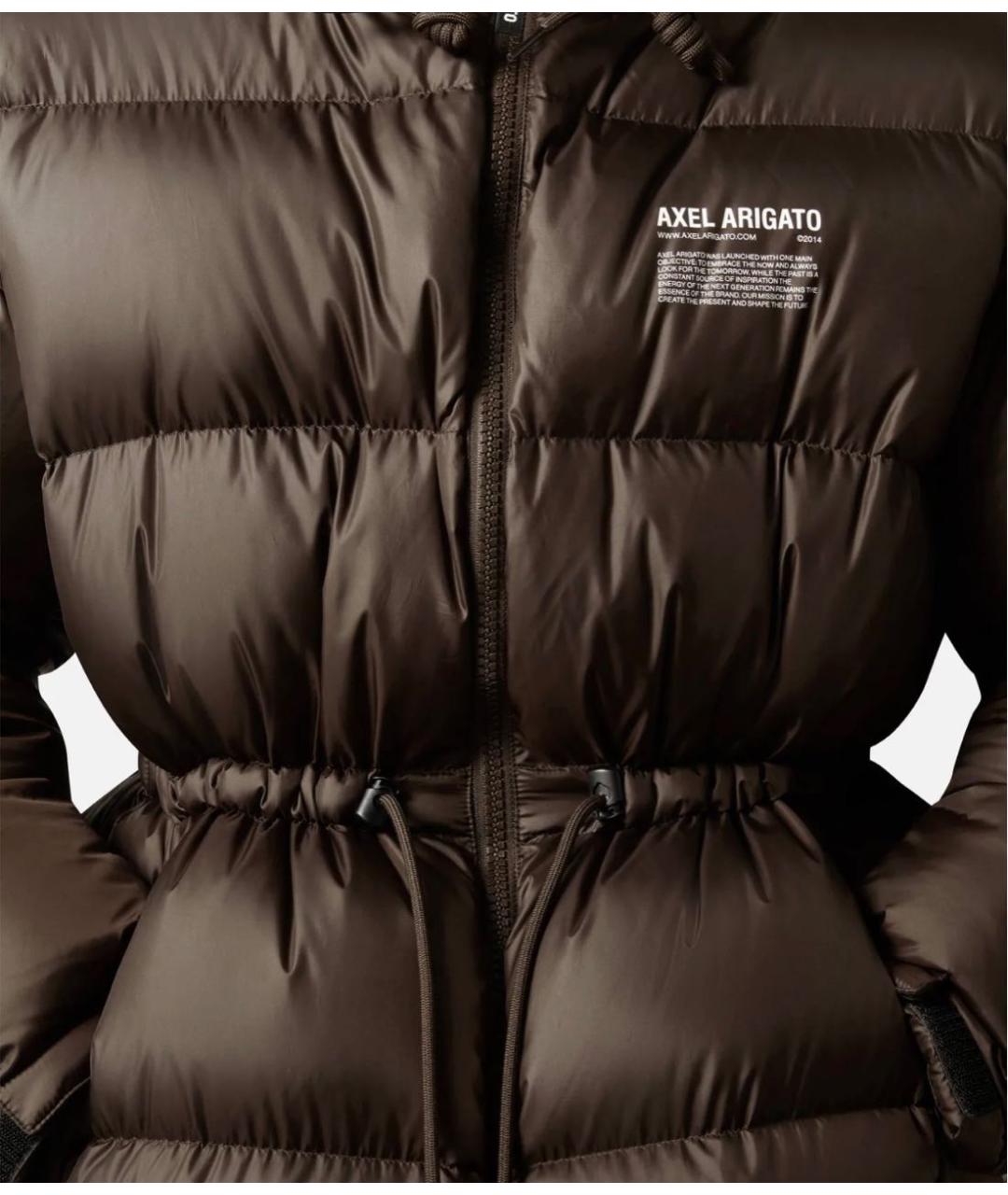 AXEL ARIGATO Коричневый пуховик, фото 3