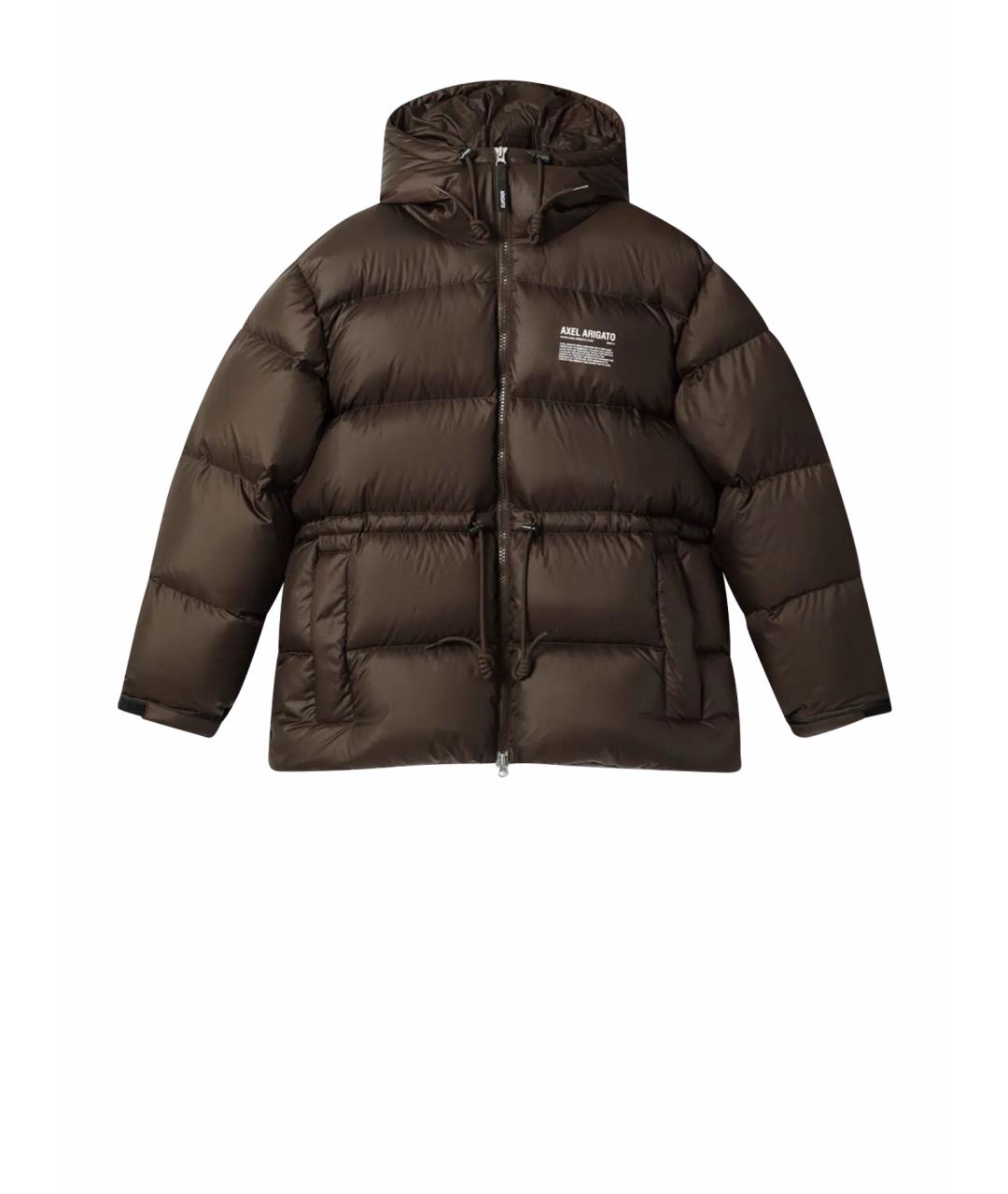 AXEL ARIGATO Коричневый пуховик, фото 1