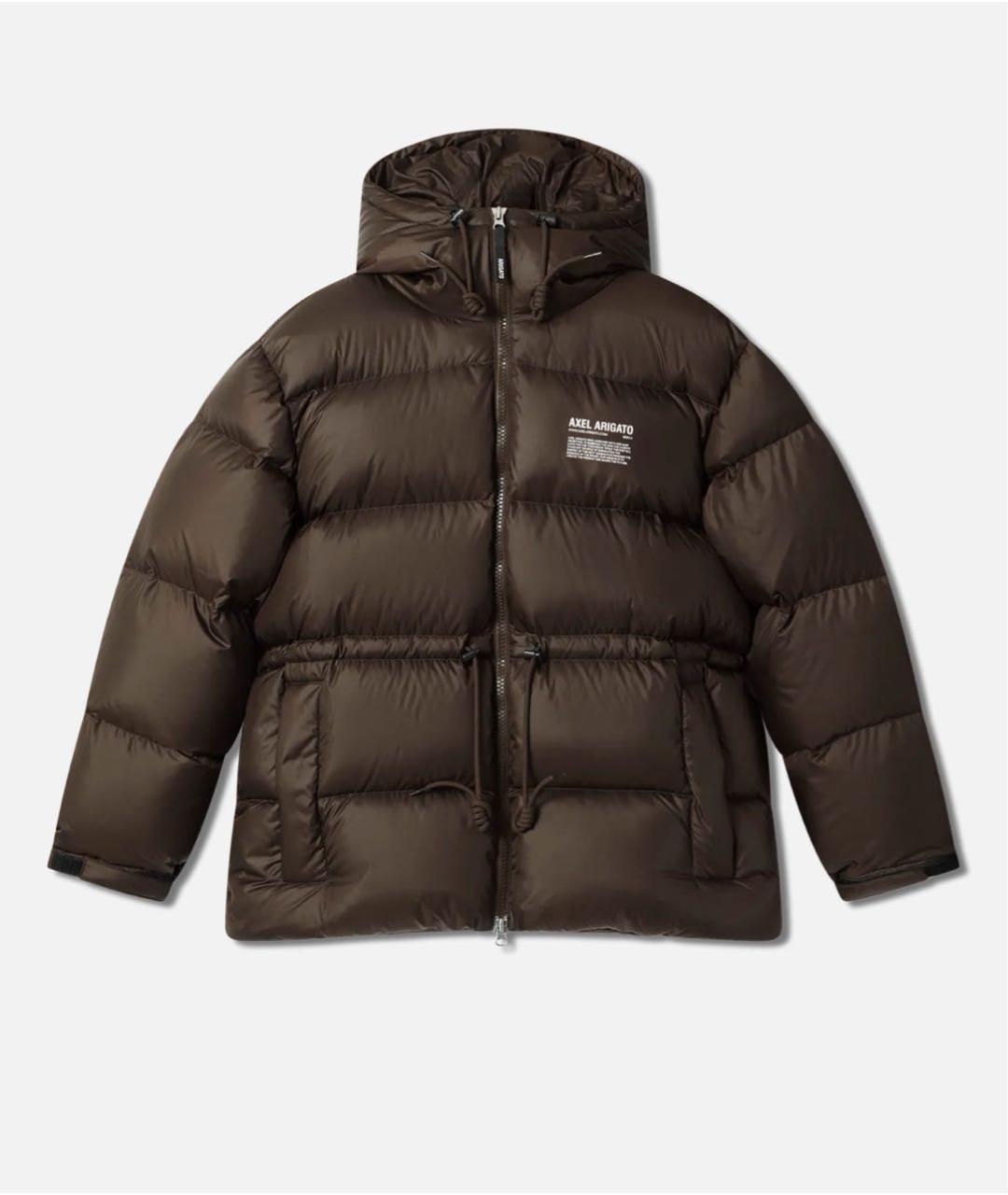 AXEL ARIGATO Коричневый пуховик, фото 8