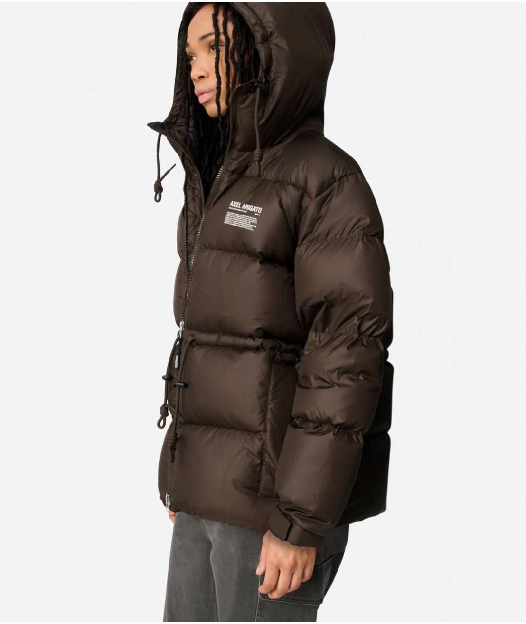 AXEL ARIGATO Коричневый пуховик, фото 6
