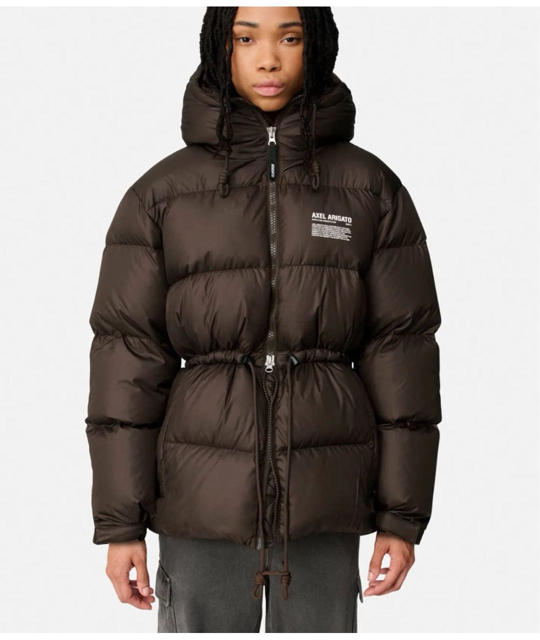AXEL ARIGATO Коричневый пуховик, фото 7