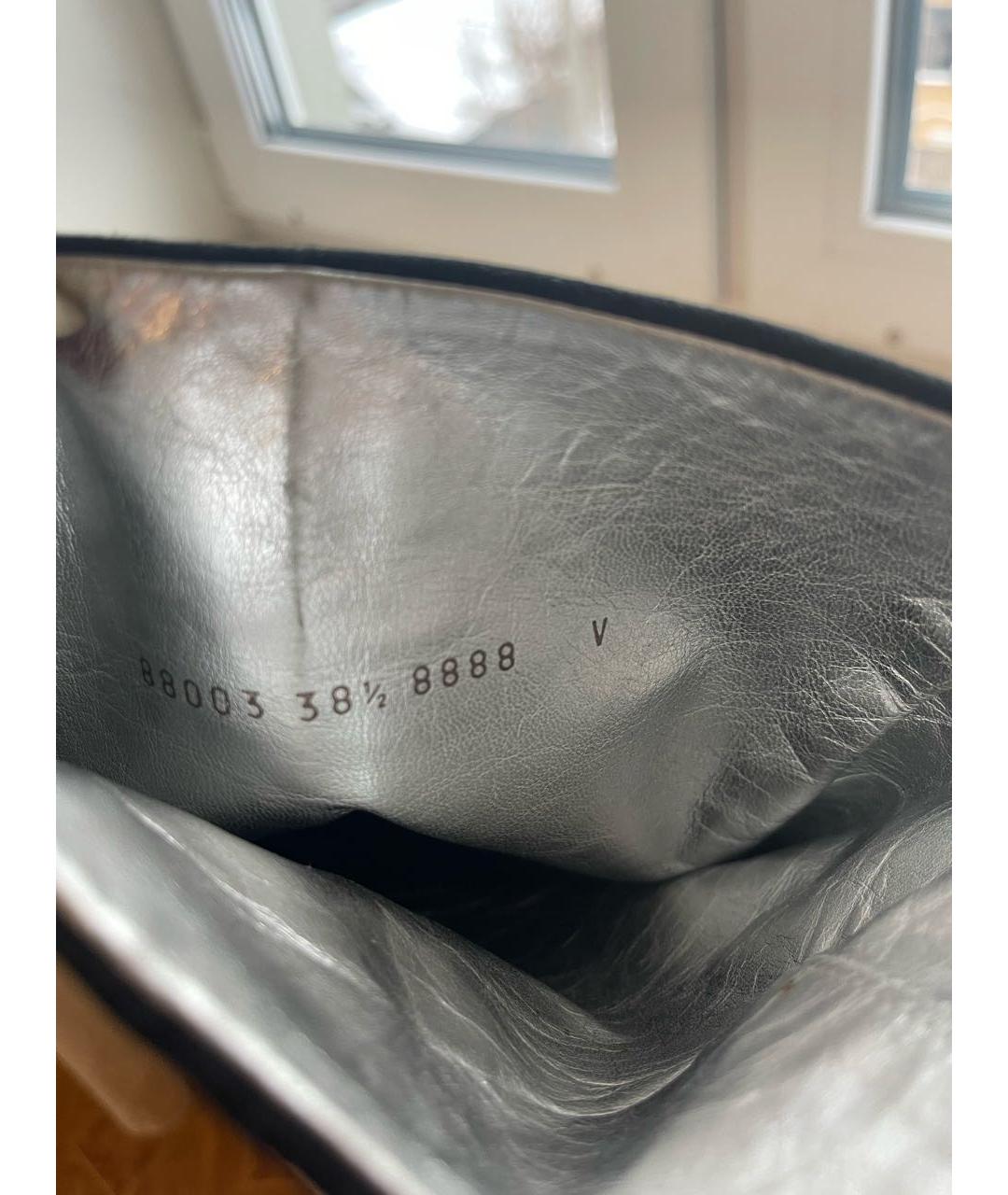 VICINI Черные замшевые сапоги, фото 6