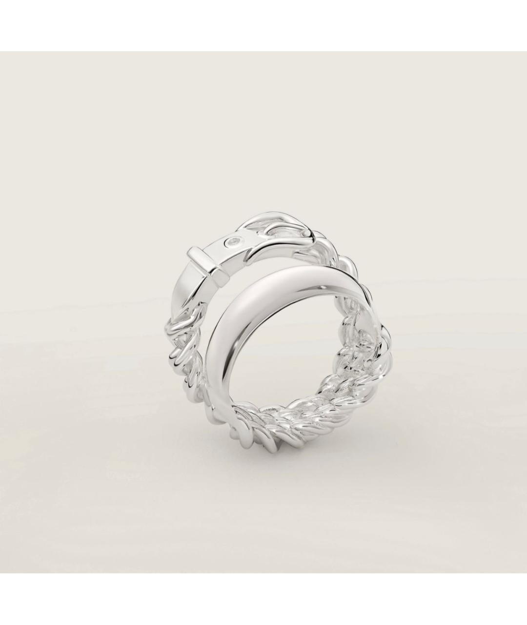 HERMES Серебряное серебряное кольцо, фото 5