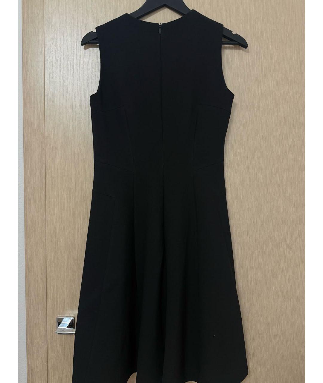 HUGO BOSS Черное полиэстеровое вечернее платье, фото 2