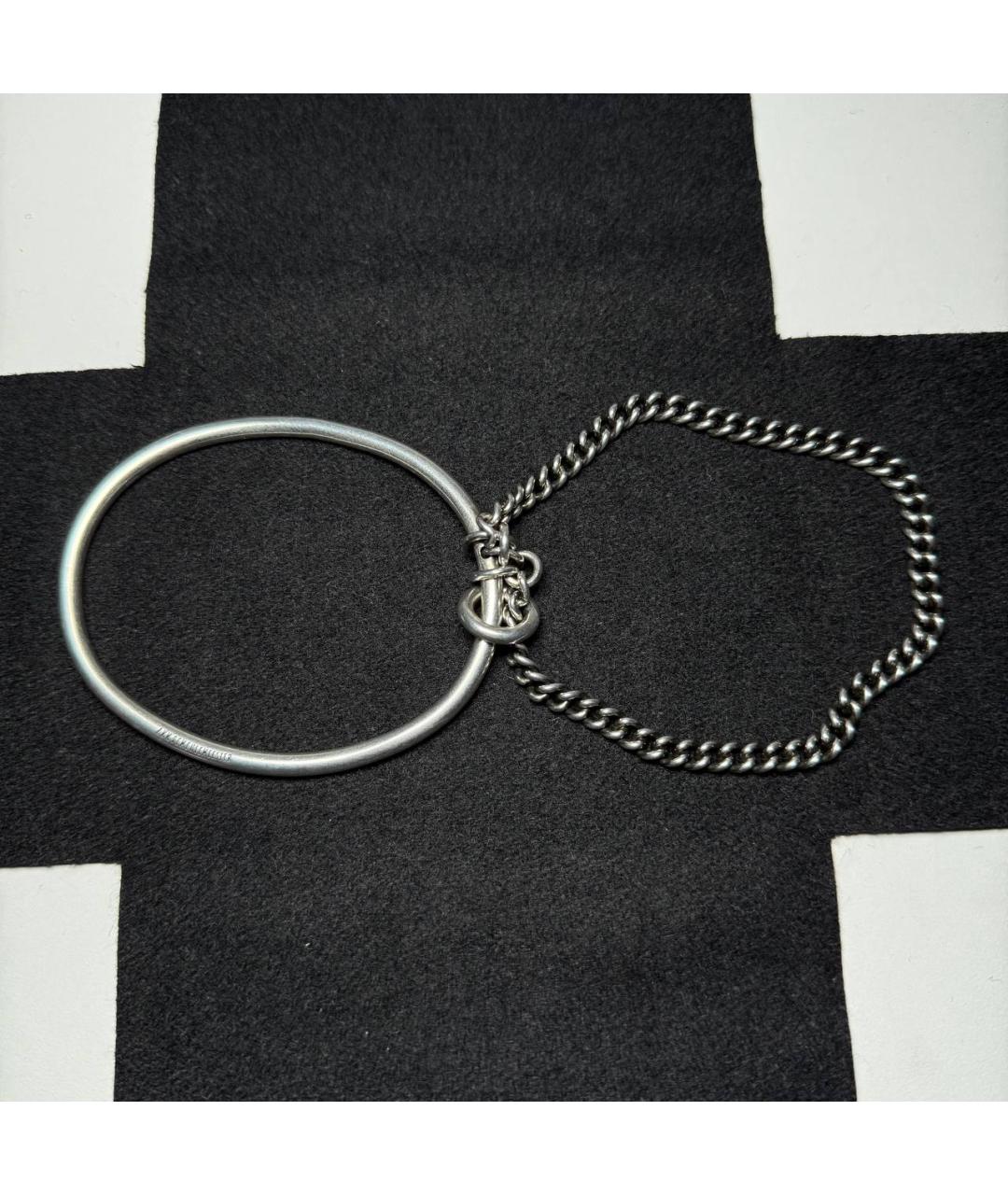 ANN DEMEULEMEESTER Серебрянный серебряный браслет, фото 8