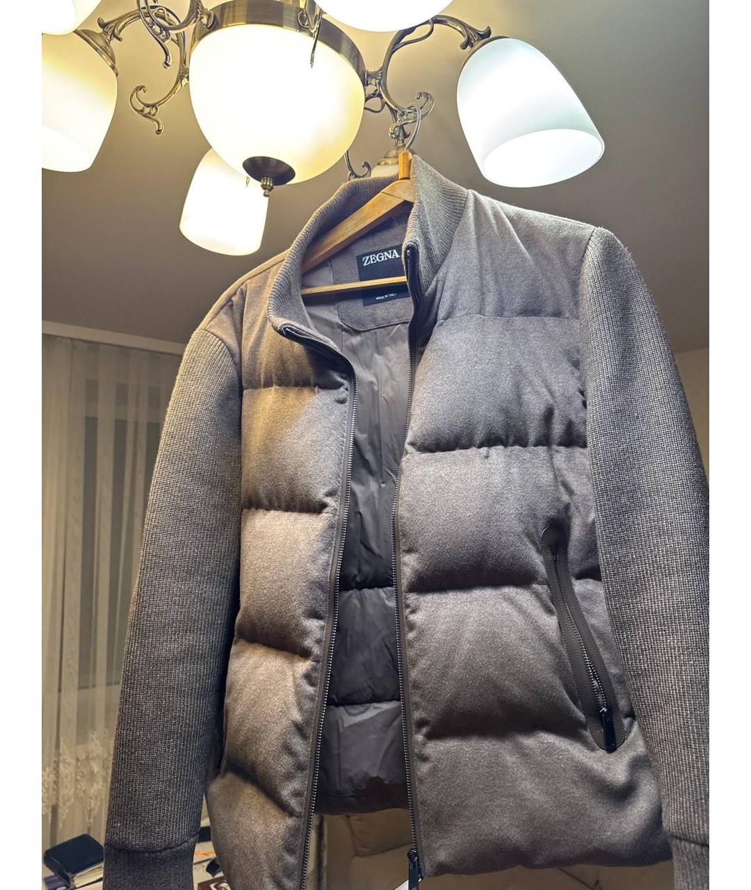 ZEGNA Бежевая шерстяная куртка, фото 2