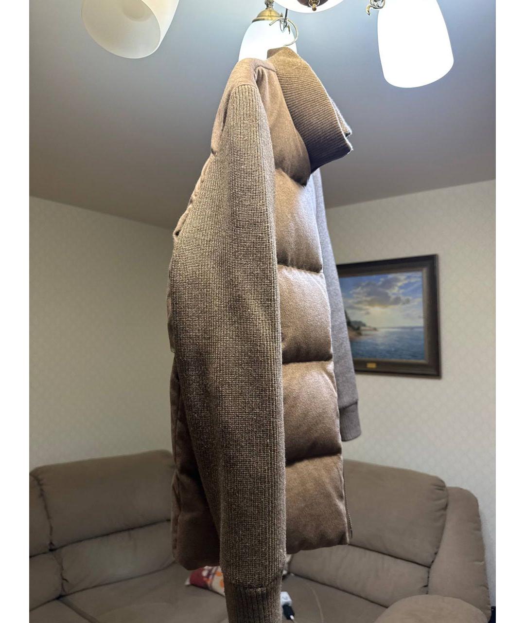 ZEGNA Бежевая шерстяная куртка, фото 3