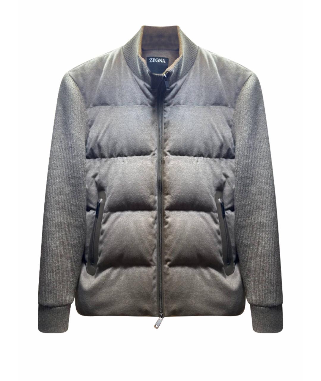 ZEGNA Бежевая шерстяная куртка, фото 1