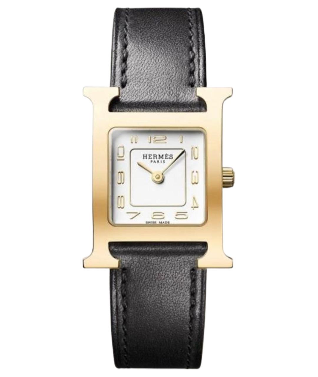 HERMES Золотые стальные часы, фото 1