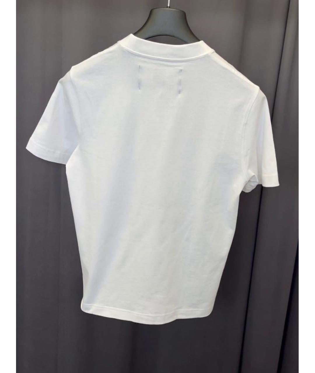 BARBOUR Белая хлопковая футболка, фото 2