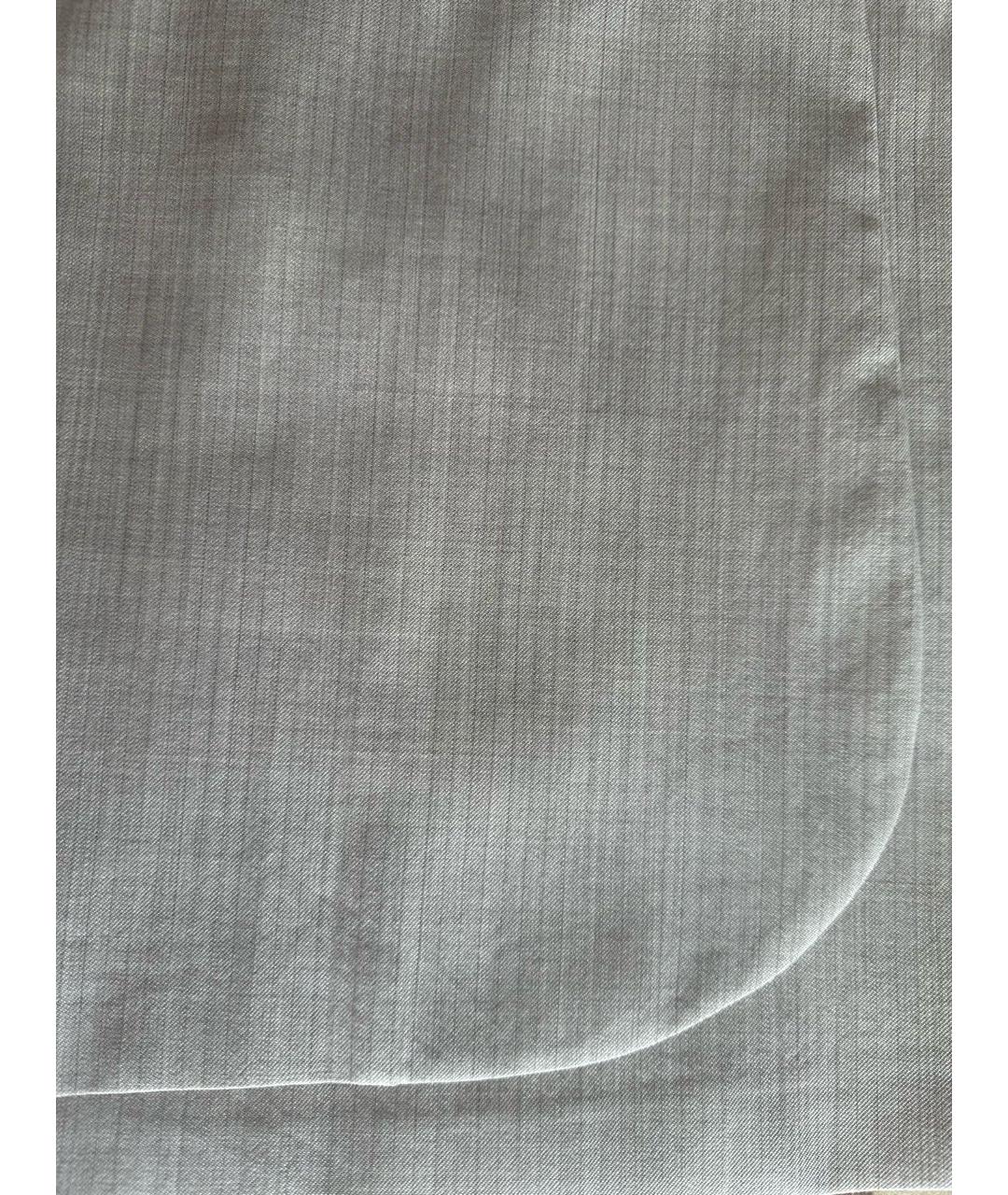 KENZO Бежевая шерстяная юбка мини, фото 7