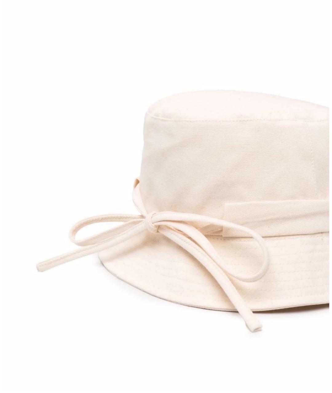 JACQUEMUS Бежевая хлопковая панама, фото 2